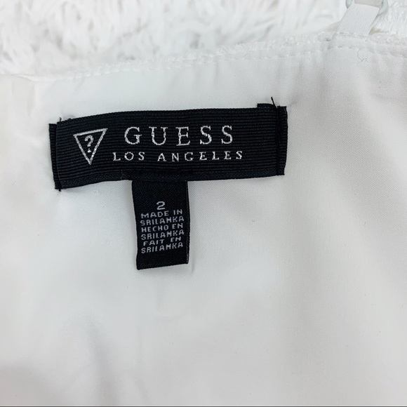 Guess NWT Lace V-neck A-line Dress women Size 2 - Picture 4 of 8